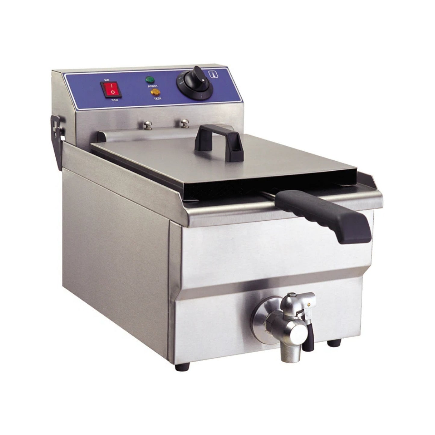 Countertop Electric Fryer Single Tank with Tap