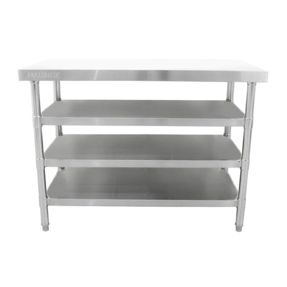 Diaminox Stainless Steel Table With 3 Shelves