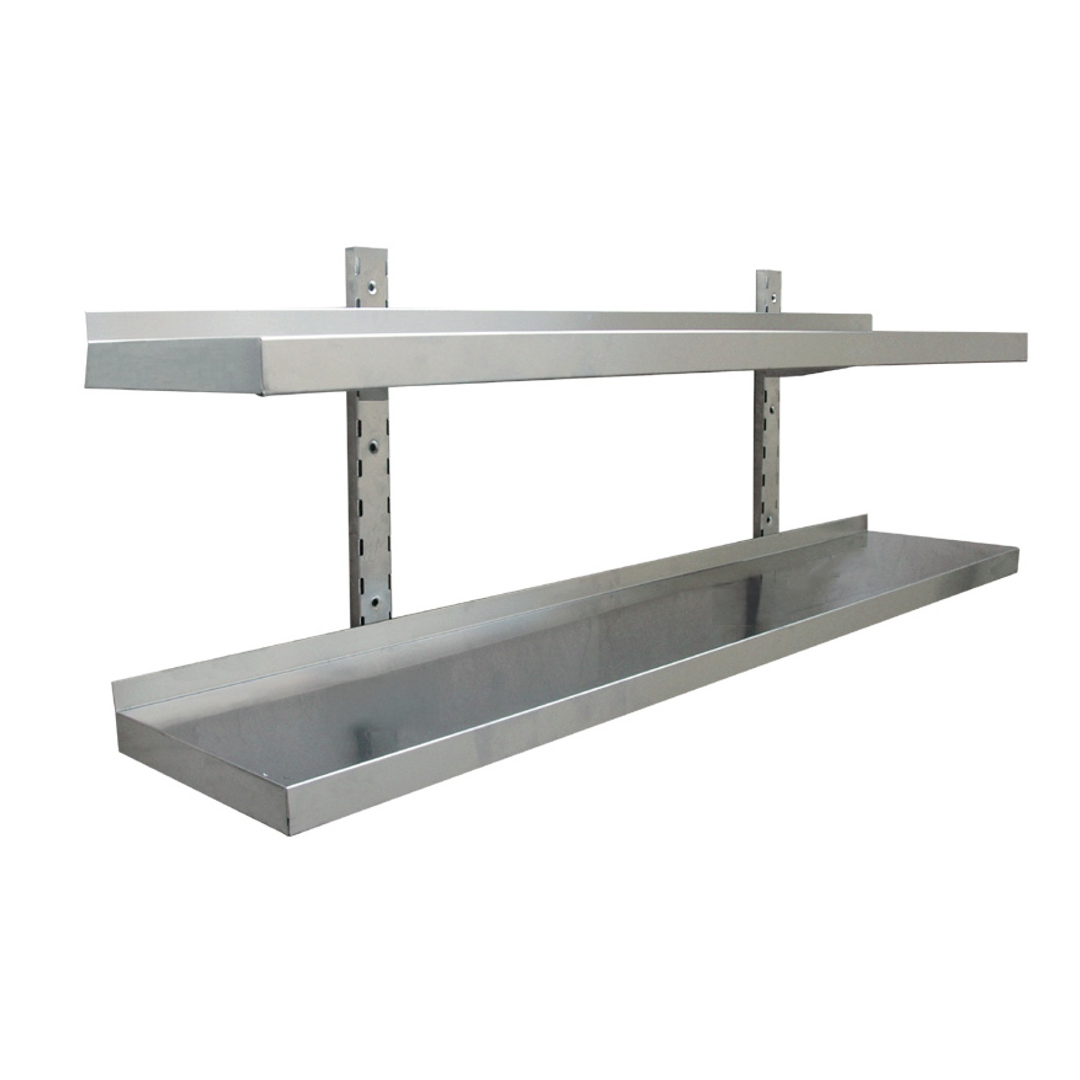 Diaminox Stainless Steel 2 Tier Wall Shelf