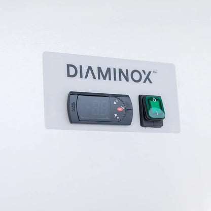 Diaminox Double Door Upright Commercial 1200L Fridge - White