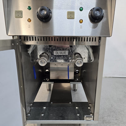 Heittox Freestanding 2 x 15L Twin Tank Electric Fryer