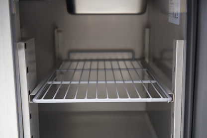 Diaminox Three Door Raised Marble Saladette Prep Counter 333L