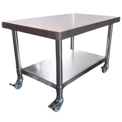 Charbroiler/Griddle Machine Table With Castors