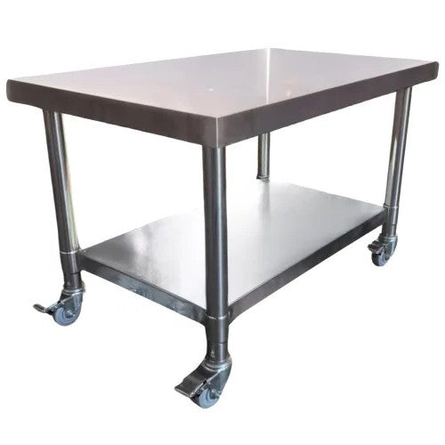 Charbroiler/Griddle Machine Table With Castors
