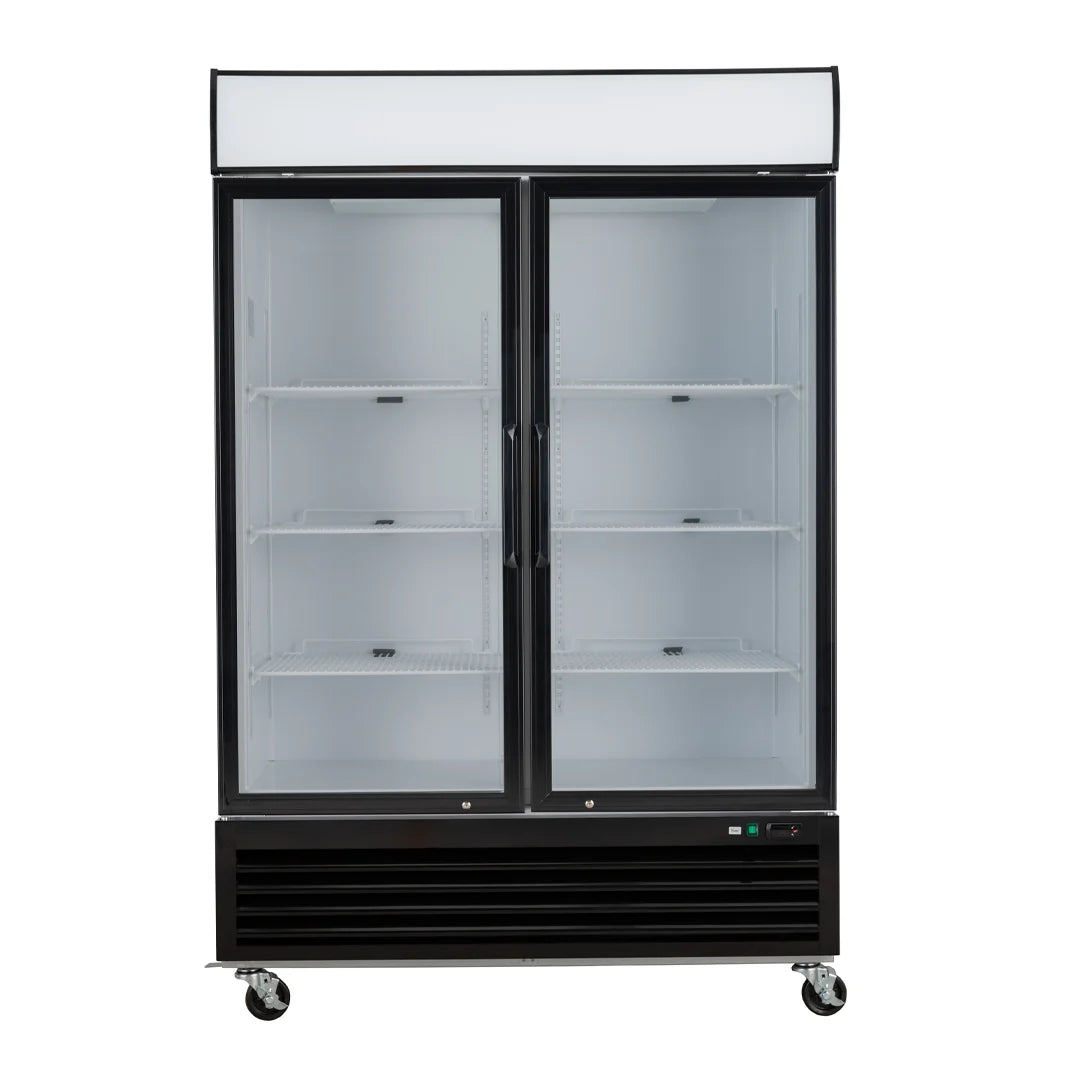 Diaminox Double Door Glass Display Fridge - 1134L