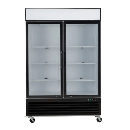 Diaminox Double Door Glass Display Fridge - 1134L