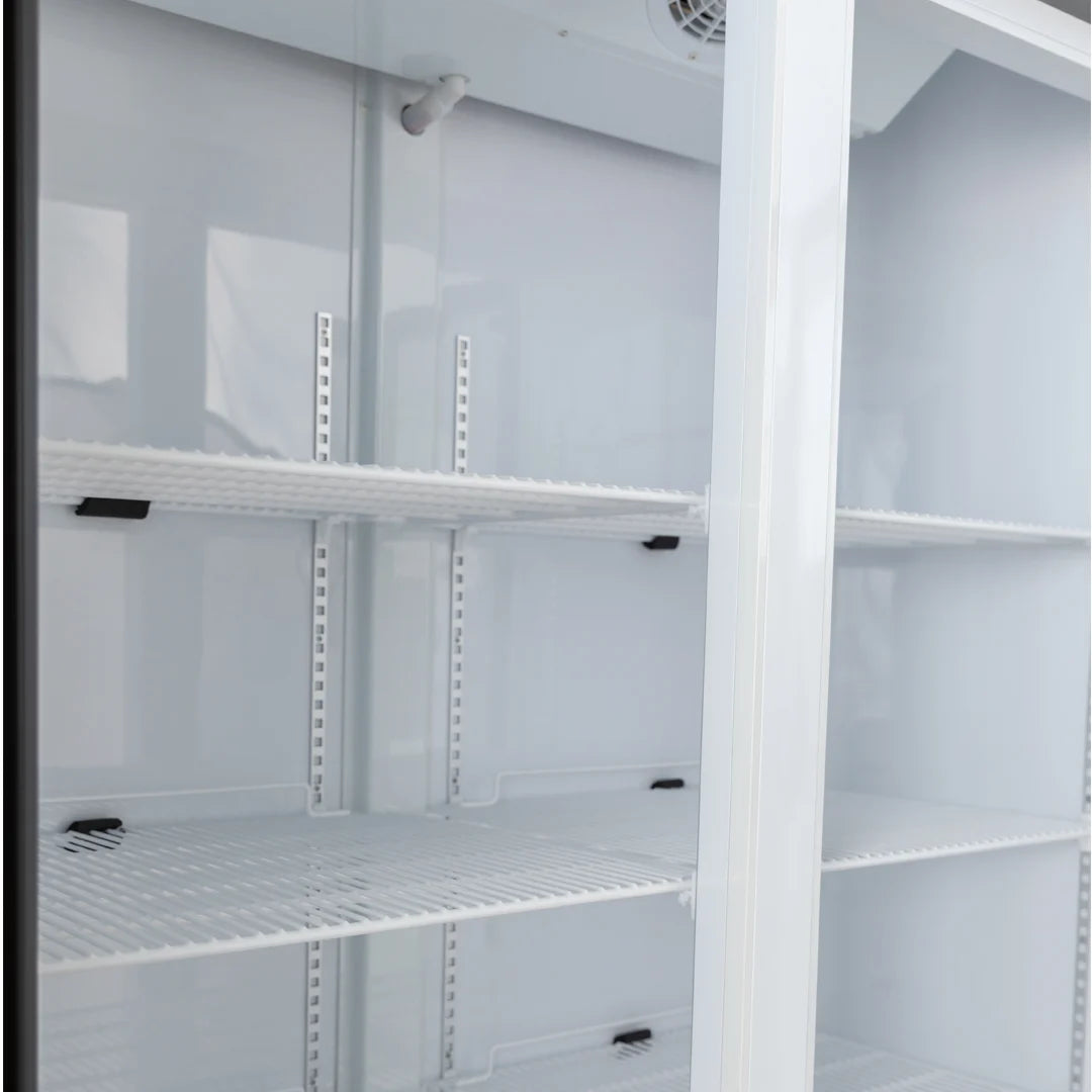 Diaminox Double Door Glass Display Fridge - 1134L