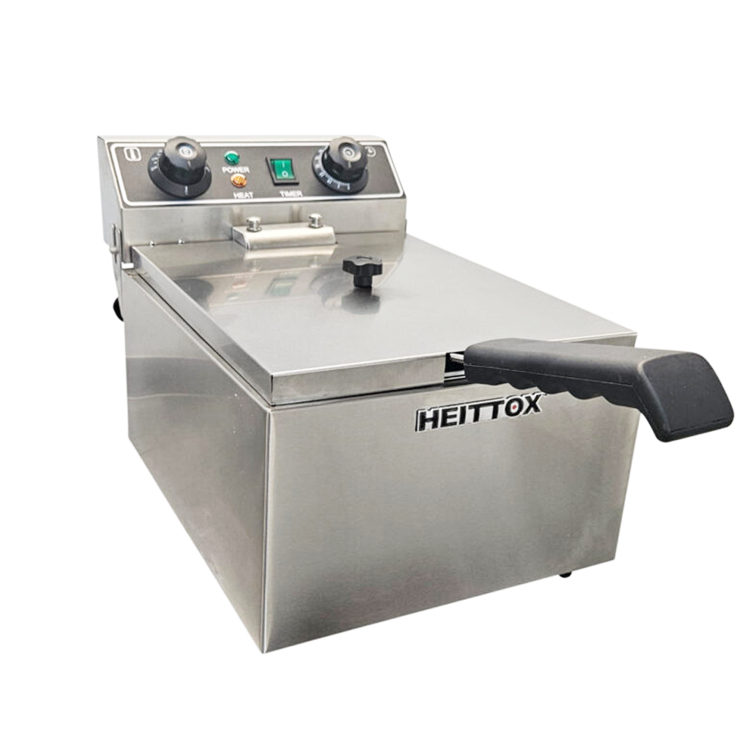 Heittox Countertop Electric Fryer Single Tank