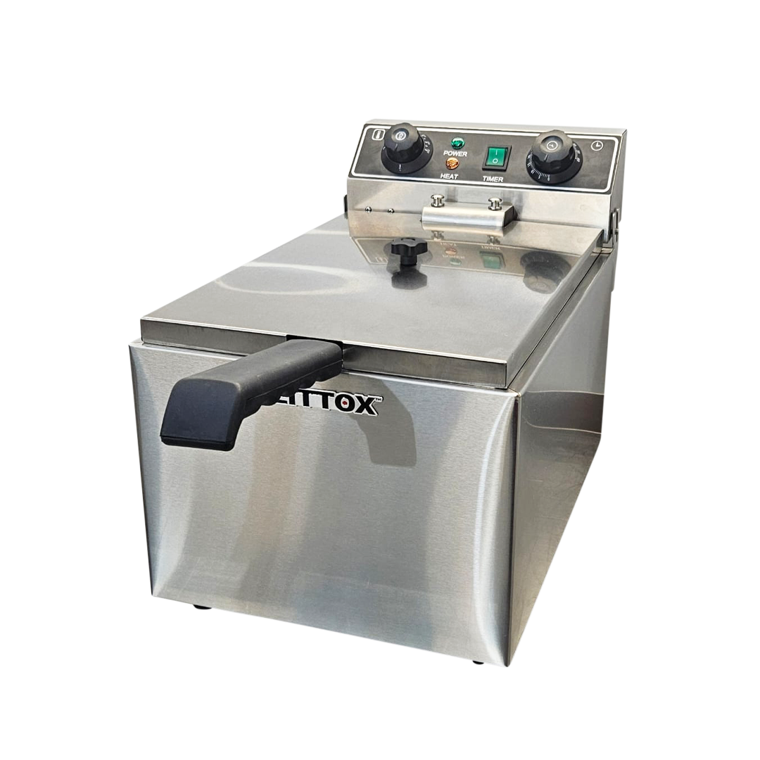 Heittox Countertop Electric Fryer Single Tank