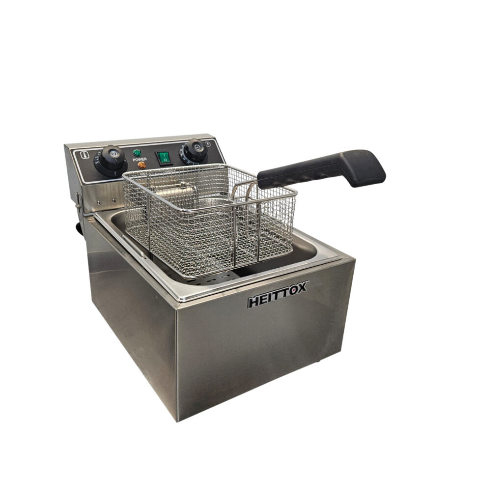 Heittox Countertop Electric Fryer Single Tank