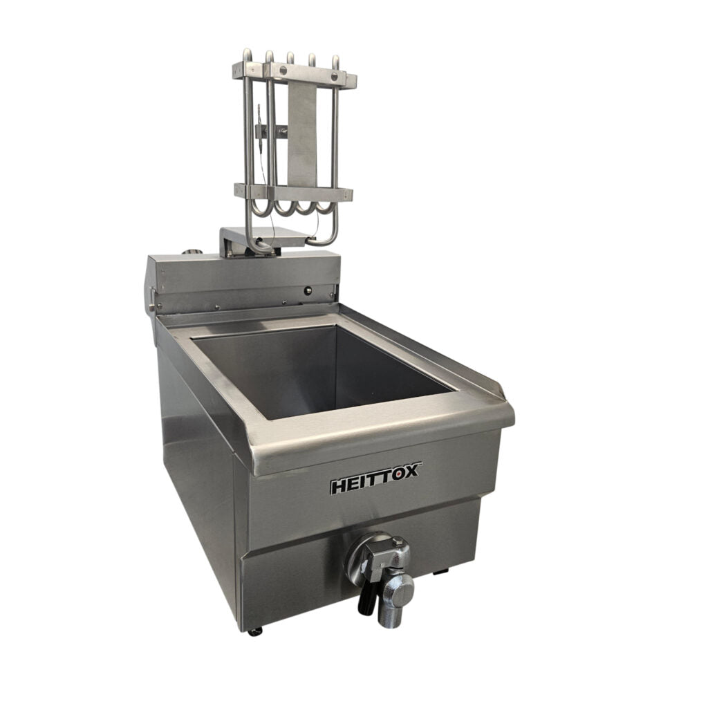 Heittox Countertop Electric Fryer Single Tank with Tap